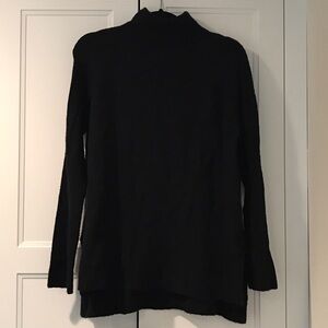 a new day Black Mock Neck Ribbed Sweater